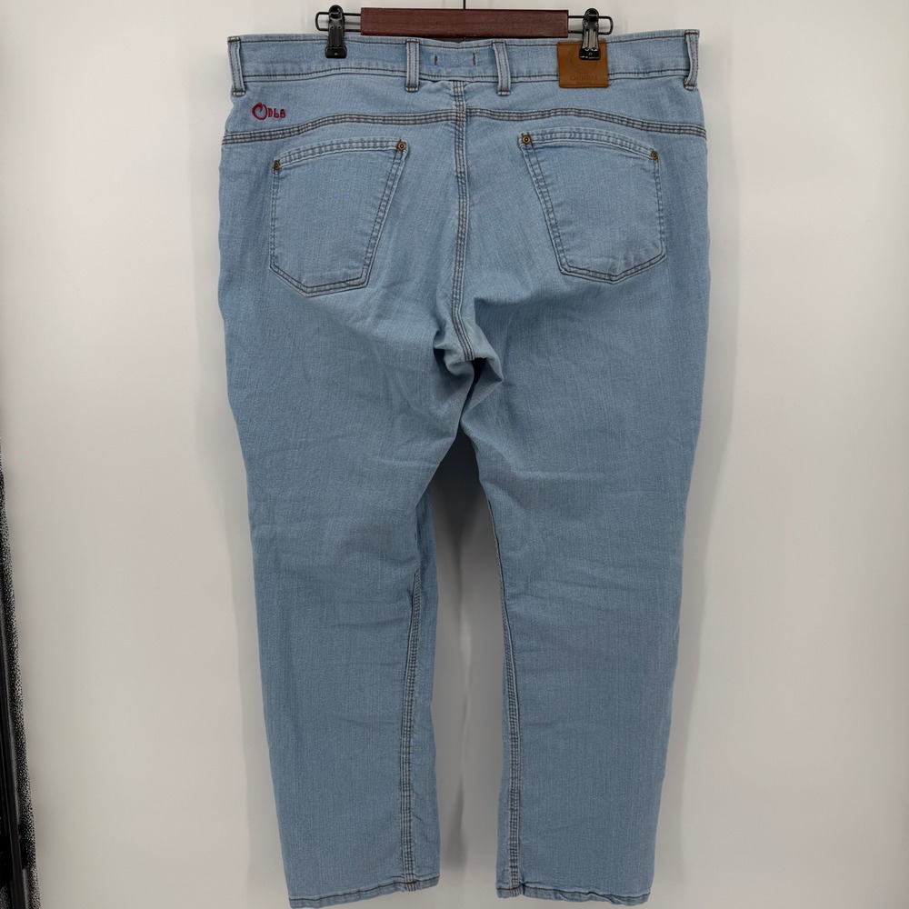 Origin Jeans Mens 40x29 (Tag 36x30) Light Blue Straight Leg Denim Made in USA - Picture 4 of 16